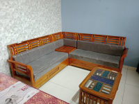WOODEN SOFA 